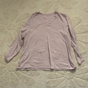 Lane Bryant Long Sleeve V-Neck Tee Size 18/20